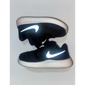 Nike Free Run 2008 Toddler Black Sneakers, Size 5c